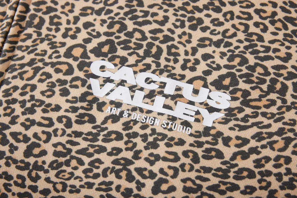 Leopard Zip-Up Hoodie