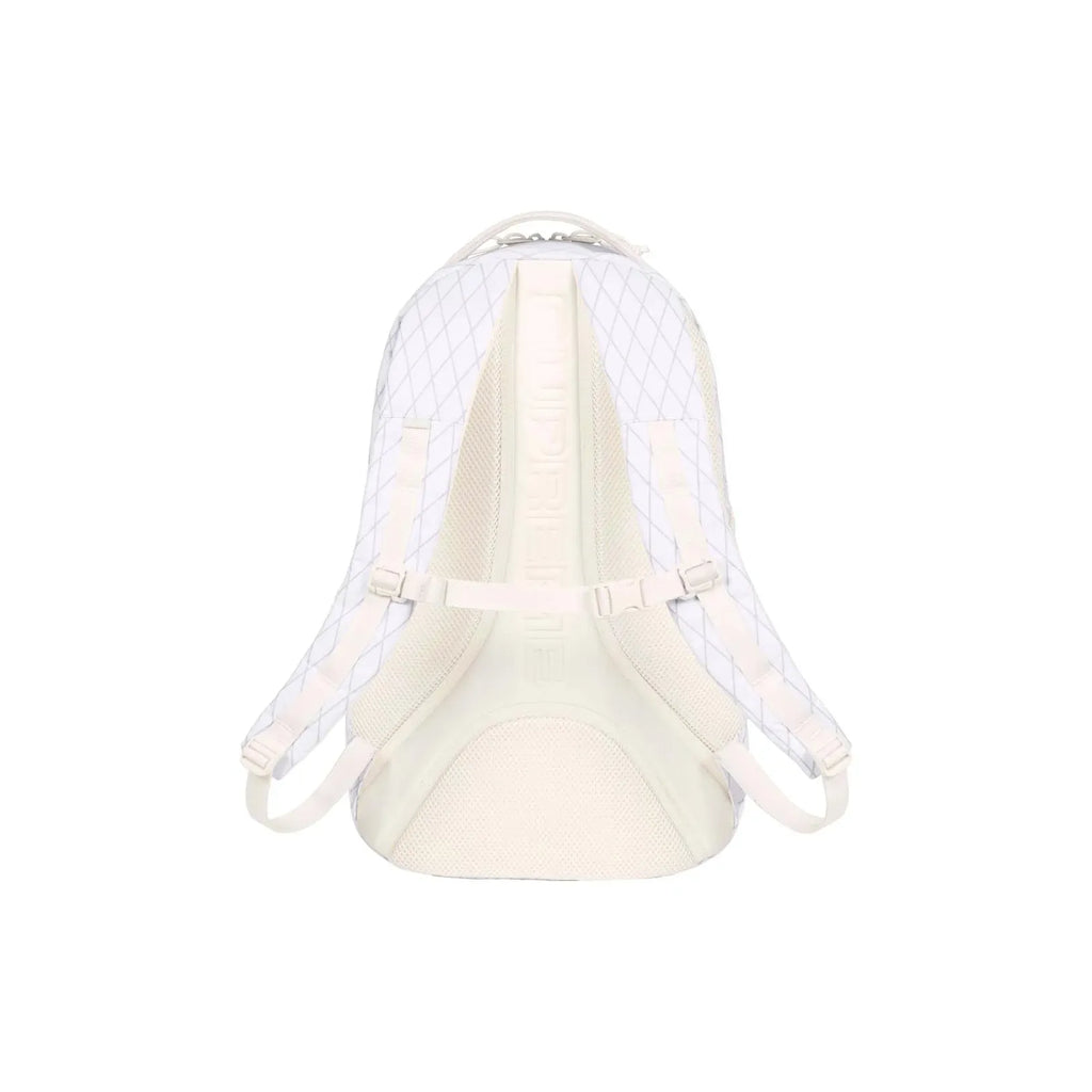 3D Logo Backpack White