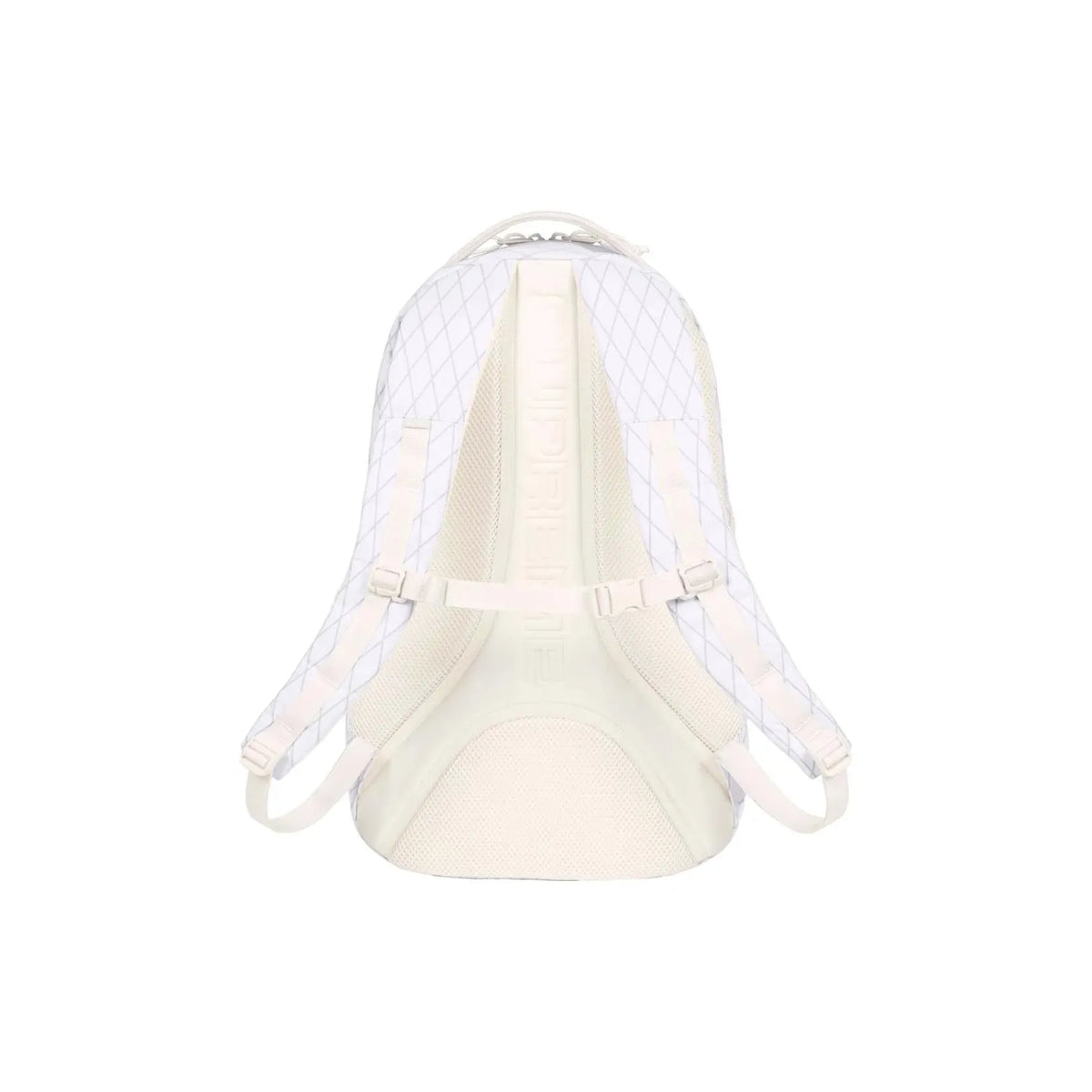 3D Logo Backpack White