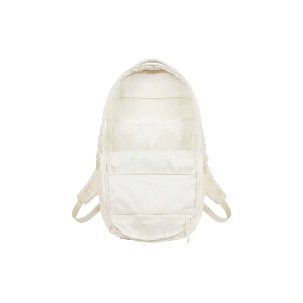 3D Logo Backpack White