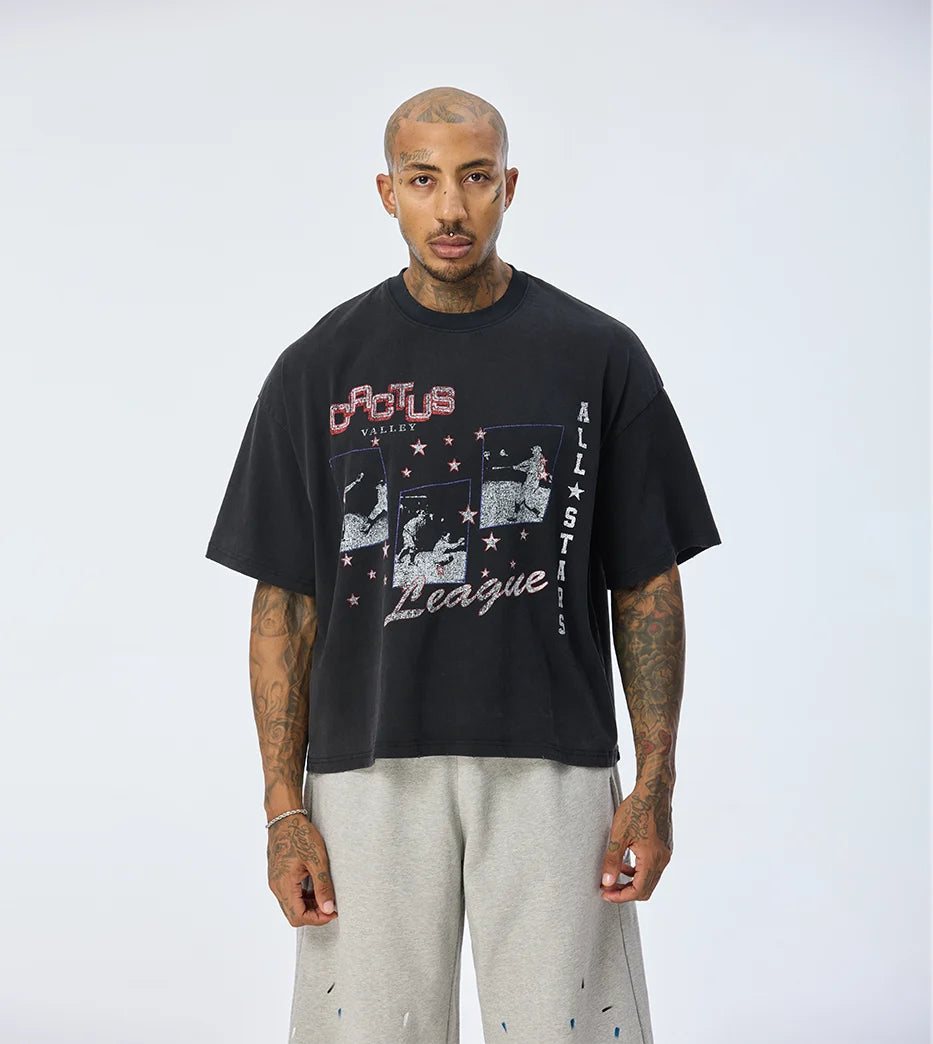 Big Leagues Tee Black