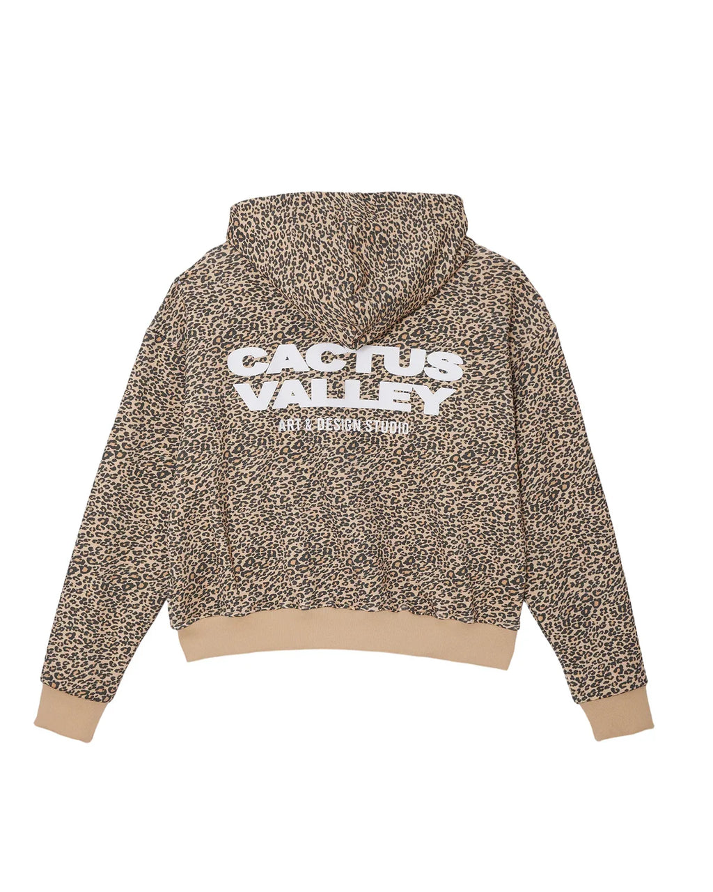 Leopard Zip-Up Hoodie