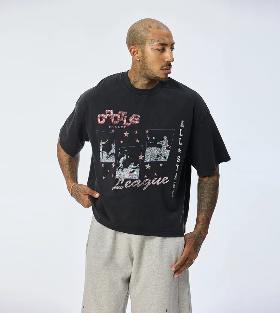Big Leagues Tee Black