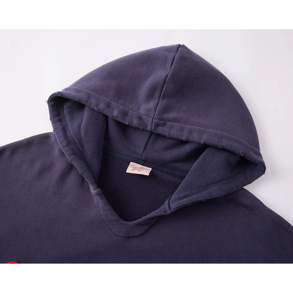 Shoelace Hoodie Navy
