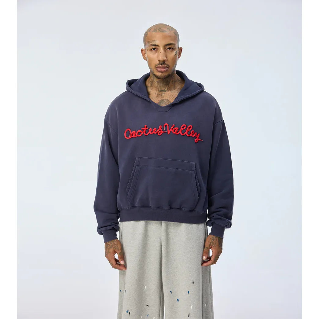 Shoelace Hoodie Navy