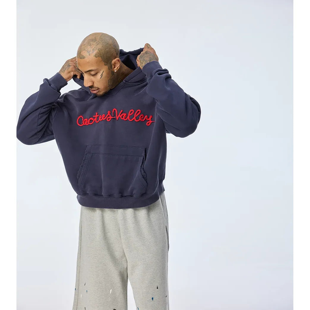 Shoelace Hoodie Navy