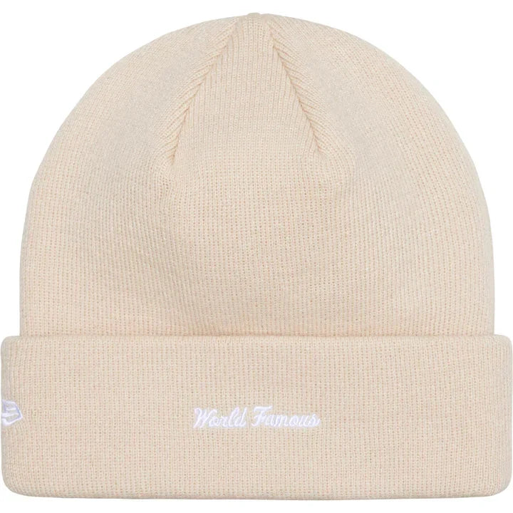 Supreme New Era Box Logo Beanie (FW24) Stone