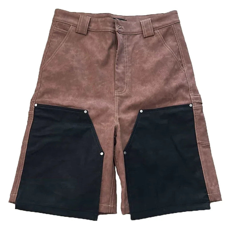 Riz Leather Shorts