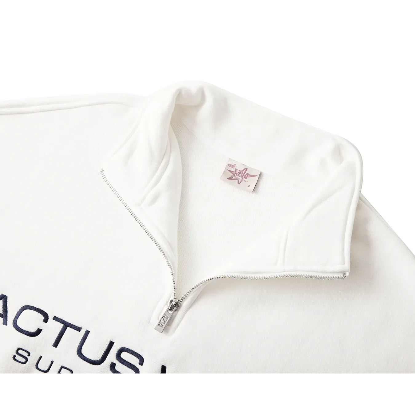 USA Quarter Zip White