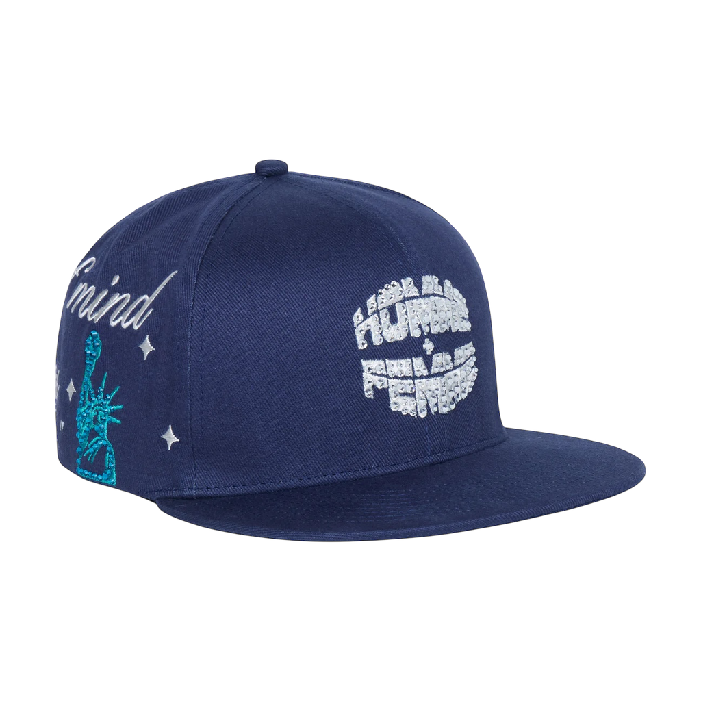 NYC Gemstone Snapback Hat Navy