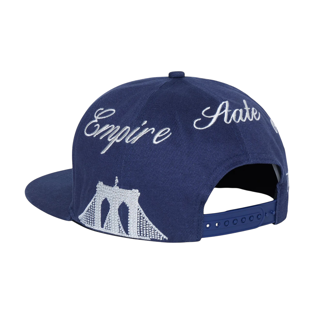 NYC Gemstone Snapback Hat Navy