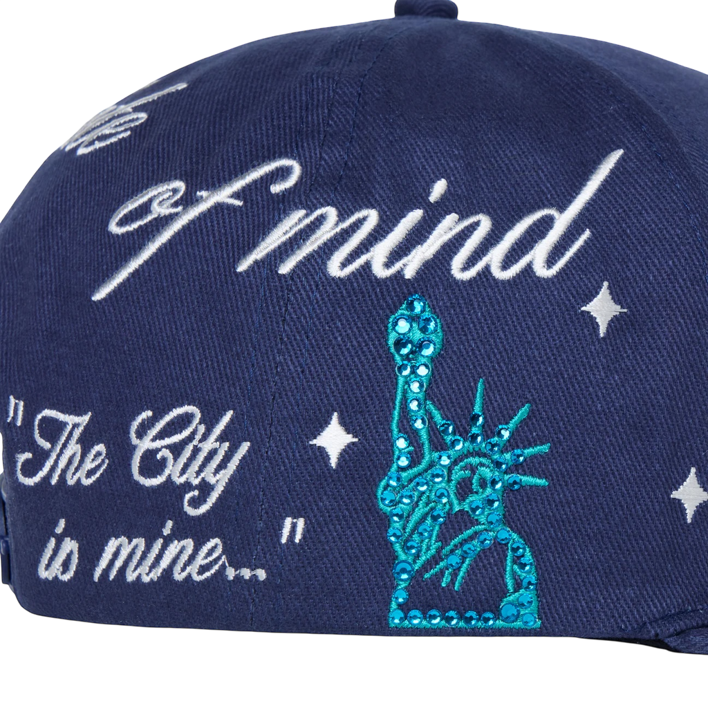 NYC Gemstone Snapback Hat Navy