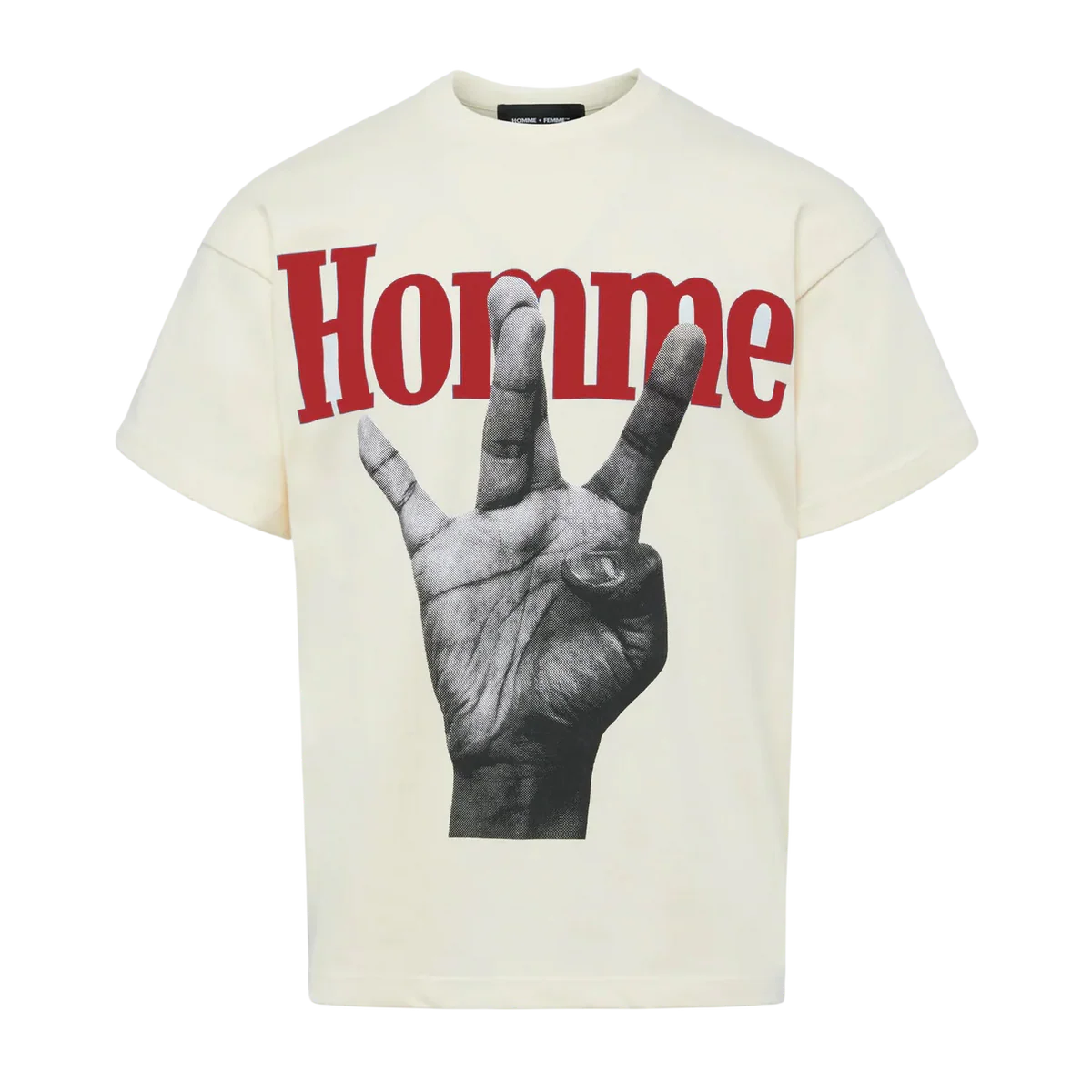 Homme Femme Twisted Fingers Cream with Red