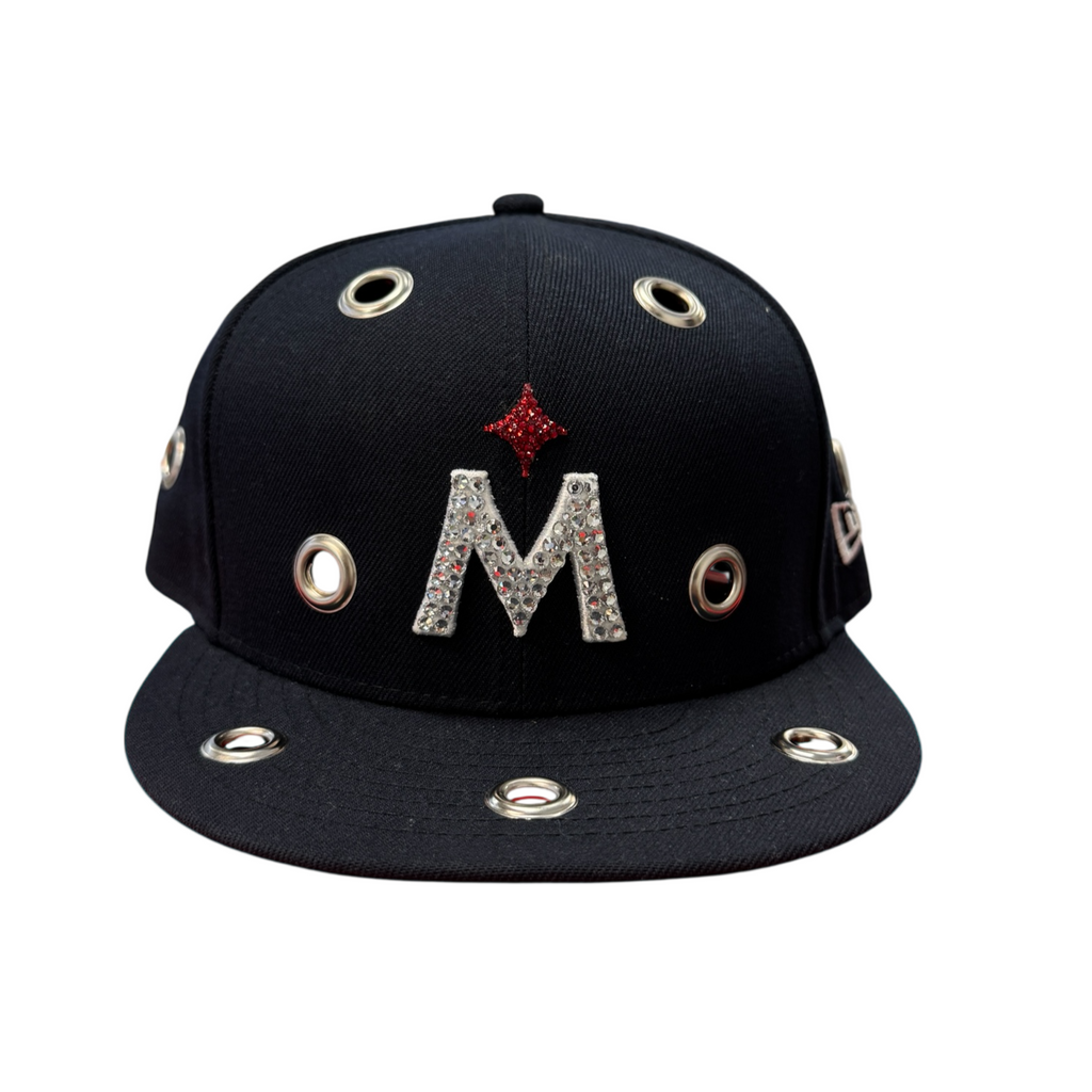 Marlins Fitted Hat Navy