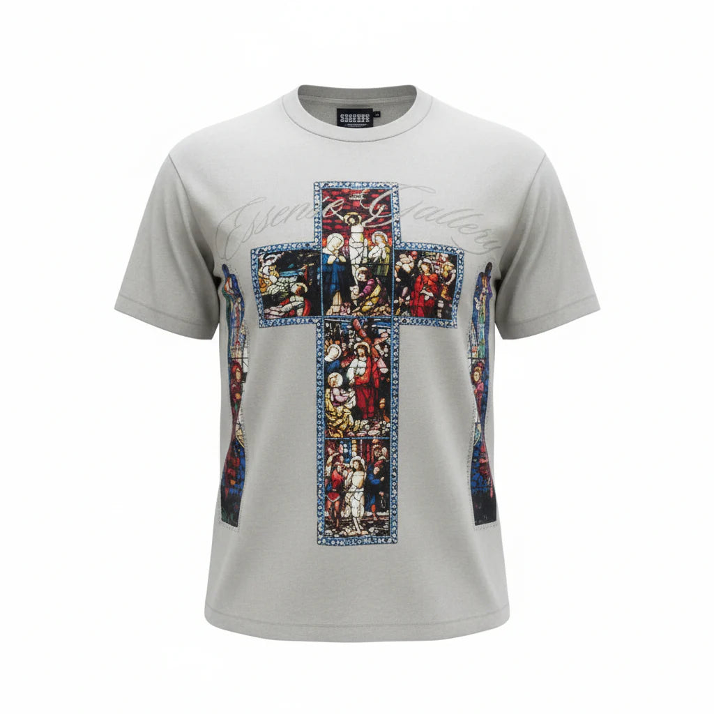 Sacred Glass Tee - Washed Grey