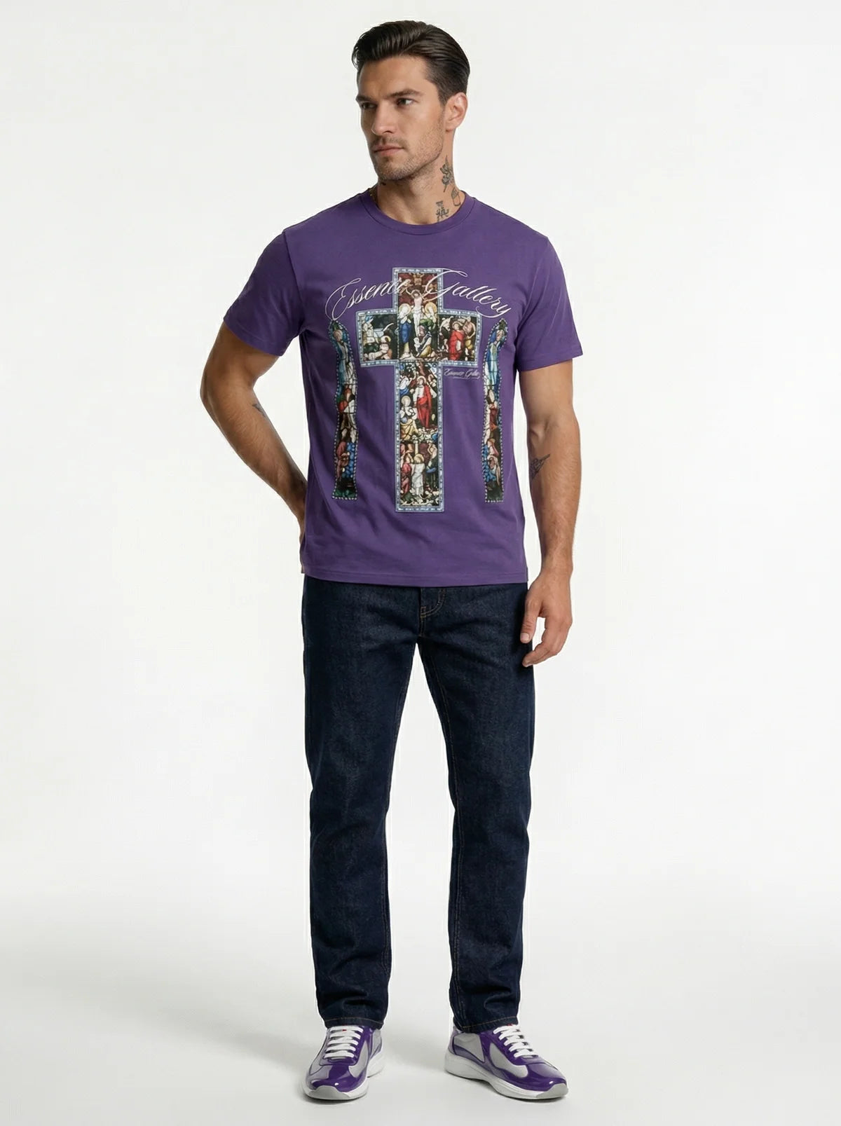 Sacred Glass Tee Purple