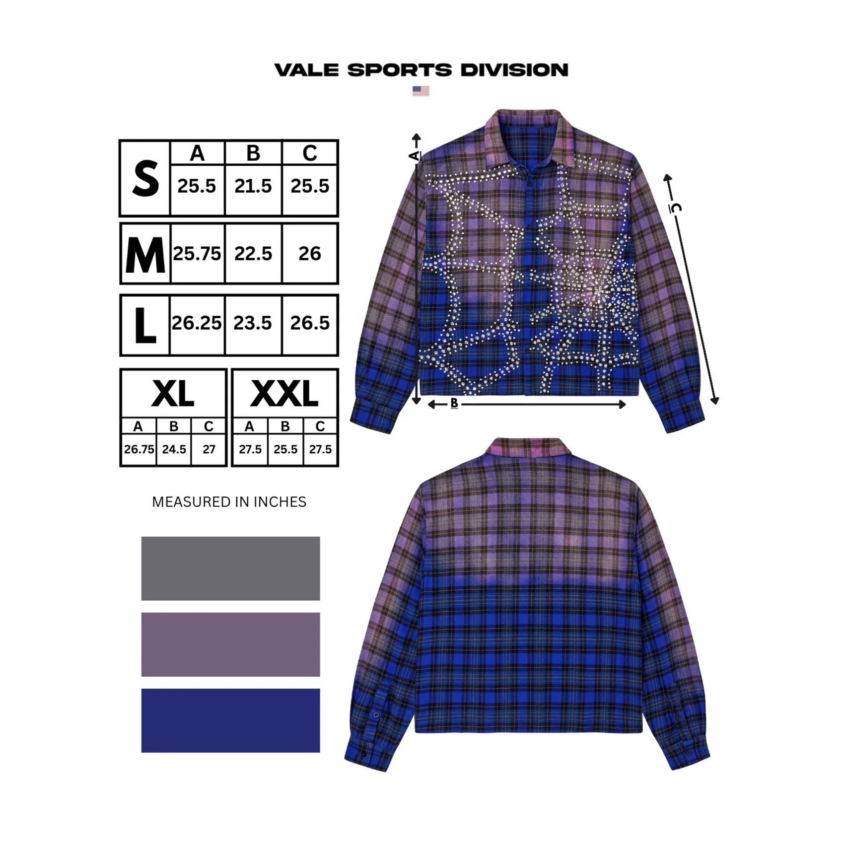 Forever Blue Inferno Flannel